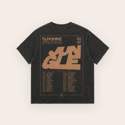 Sunshine World Tour Vintage Black T-shirt