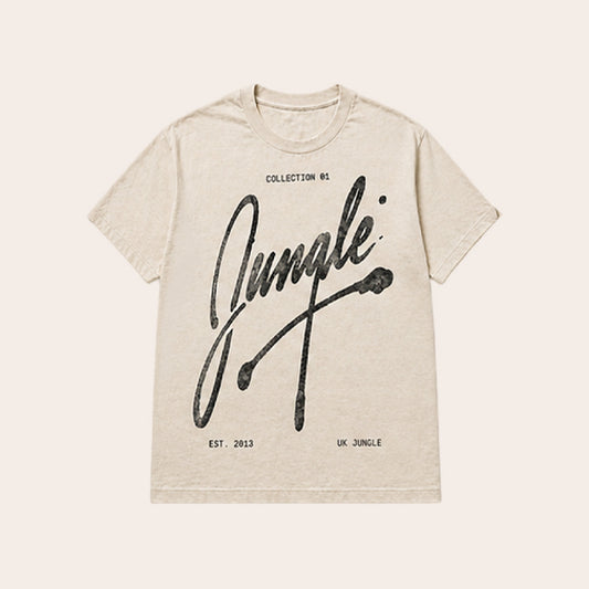 Jungle Script Natural T-shirt