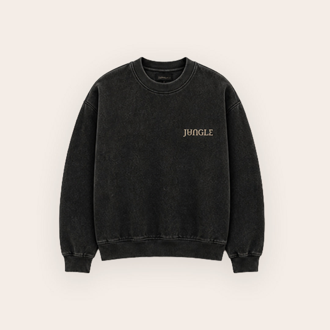 Jungle Logo Black Sweatshirt