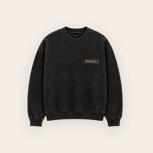 Jungle Logo Black Sweatshirt