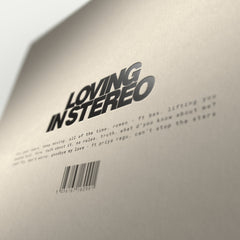LOVING IN STEREO - BLACK VINYL